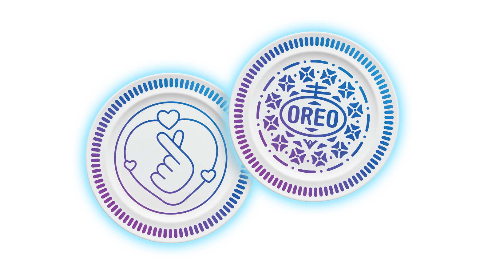Kulaté talíře OREO