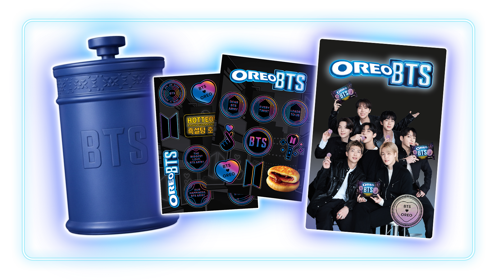 Borcan de biscuiți OREO & BTS